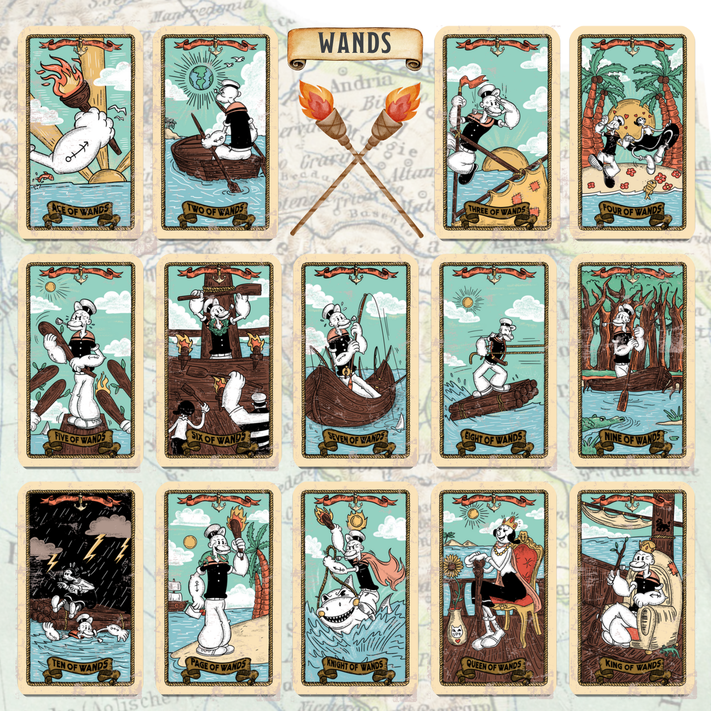 Sailor's Arcana Tarot Deck - Mini