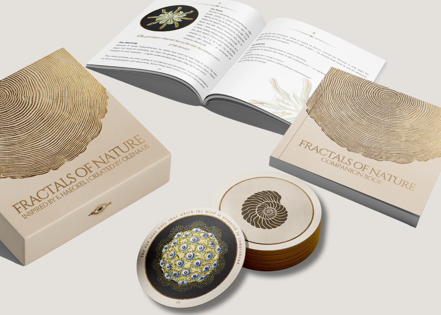 Fractals Of Nature Round Oracle Deck - preorder for April