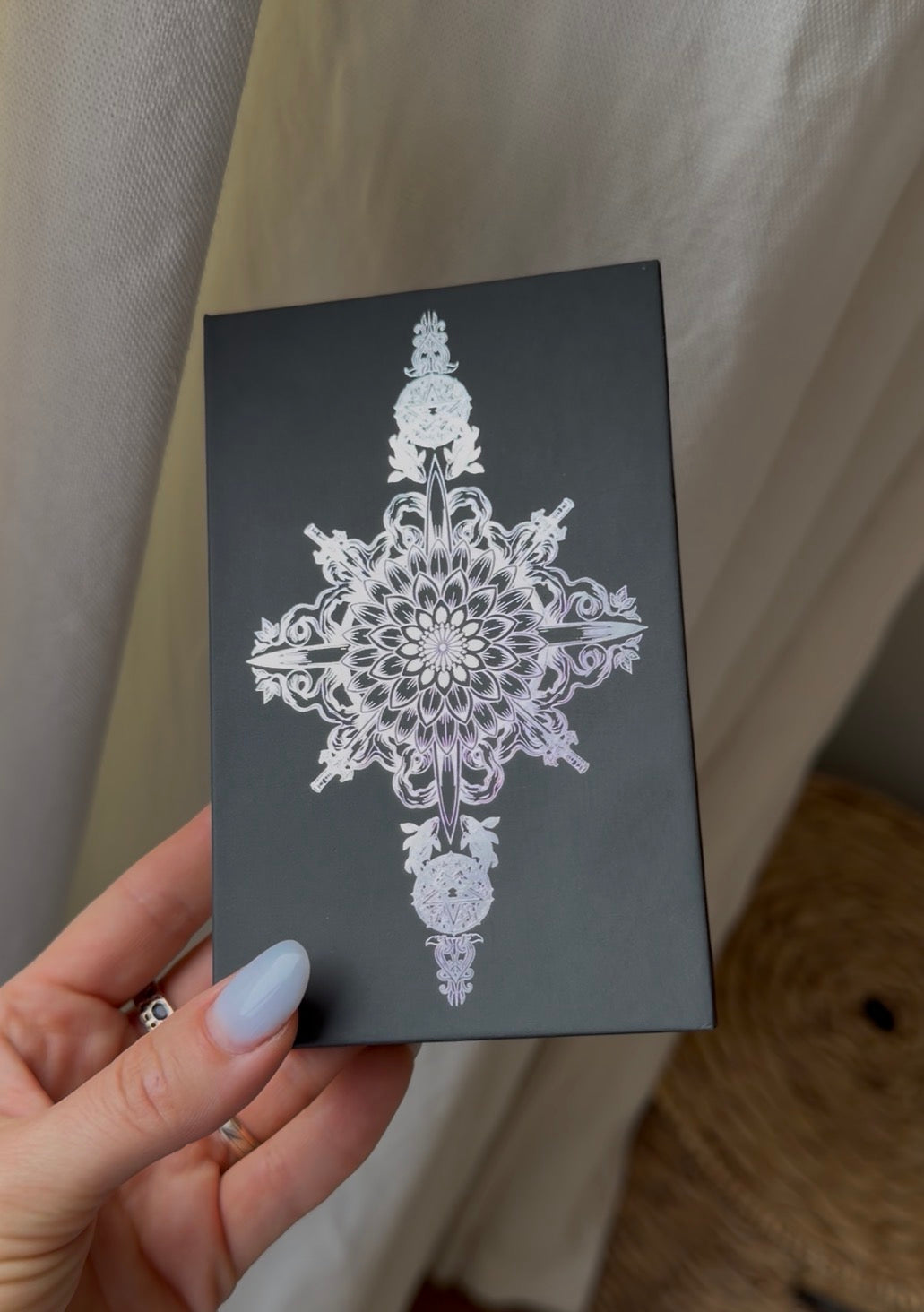 Caminante Tarot Deck | Silver Foil | Blackcore Cardstock | Black Matte Edges