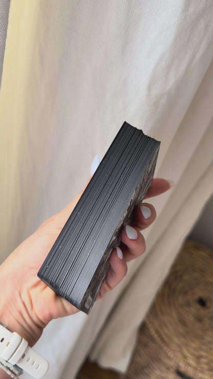 Caminante Tarot Deck | Silver Foil | Blackcore Cardstock | Black Matte Edges